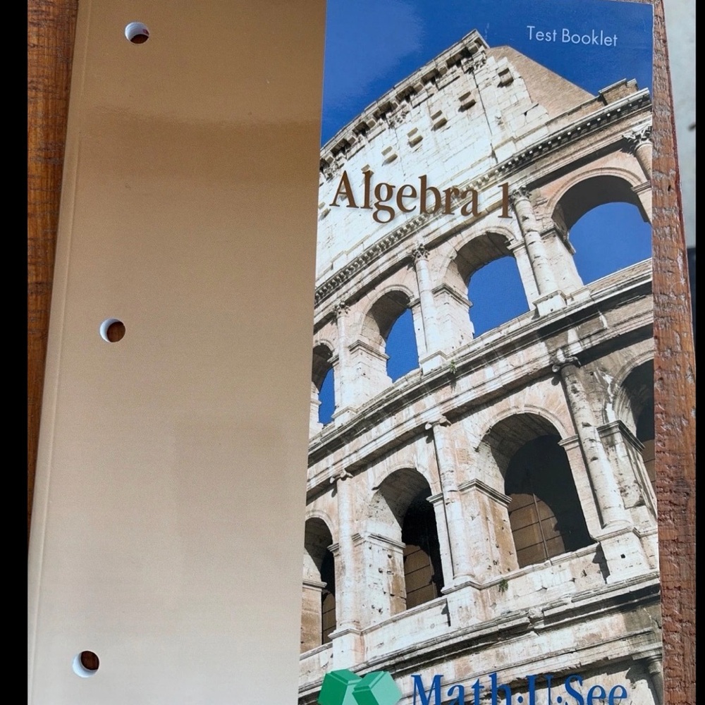 Math U See Algebra I Test Booklet - Paperback, by Steve Demme - NEW